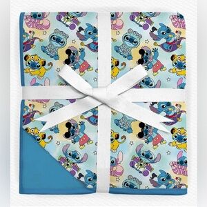 NWT Little Snuggles Stitch in Costume 3 Layer Bamboo Blanket - size 50x65